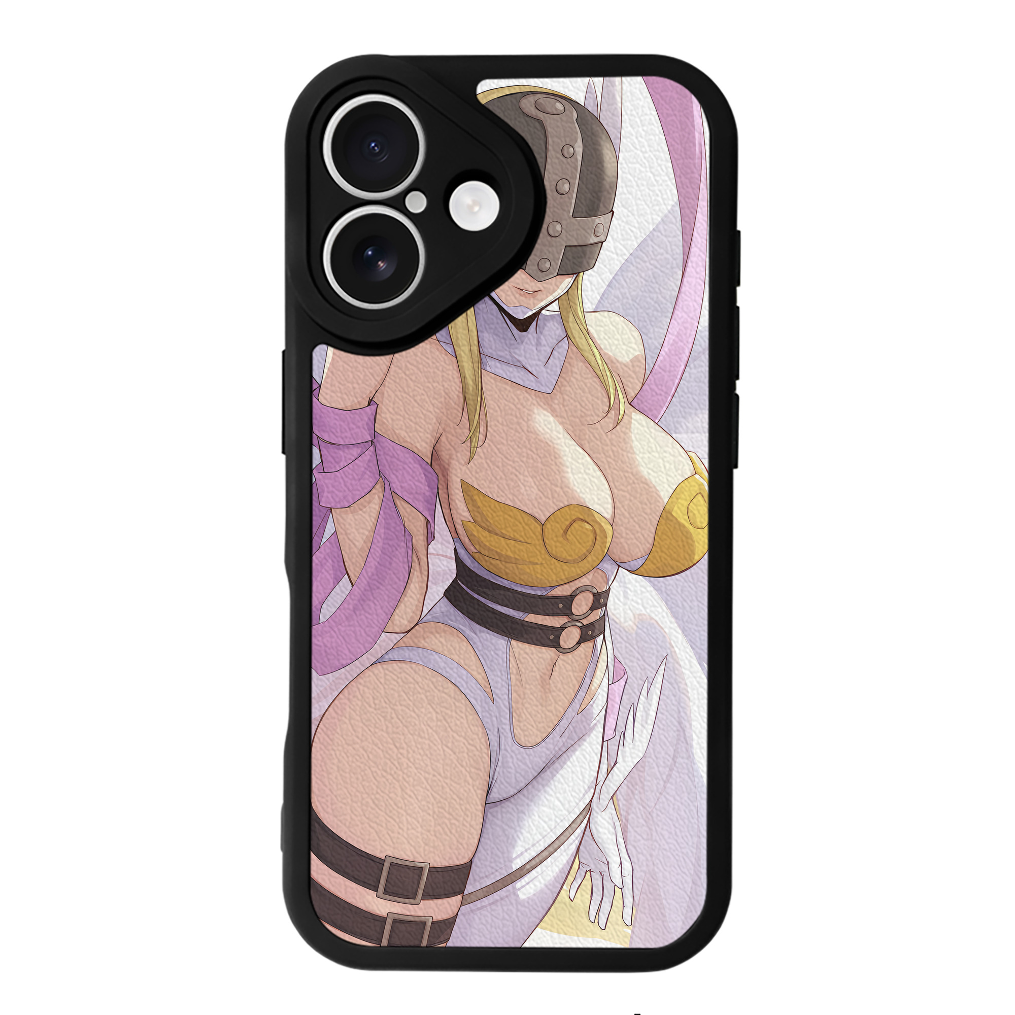 （画像用） Digimon デジタルモンスター/デジモン 【iPhone 16シリーズ対応】シリコンスマホケース（レザー調） 材質：シリコン